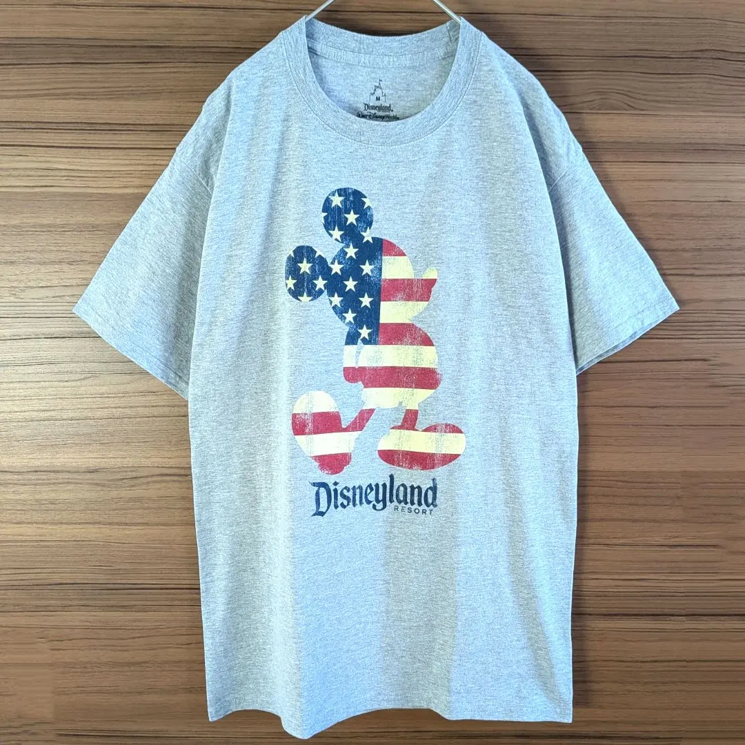 Thumbnail of Mickey Mouse T-shirt, American Flag, Walt Disney, Vintage Look, Used Clothing