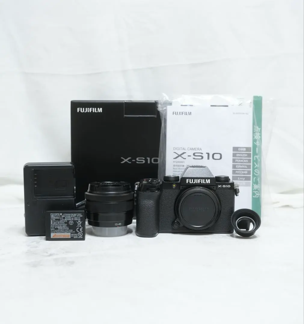 FUJIFILM X-S10 Wズームレンズキット+レンズ2本　バッテリー付 Amazon | 富士フイルム(FUJIFILM) ミラーレスデジタルカメラ X
