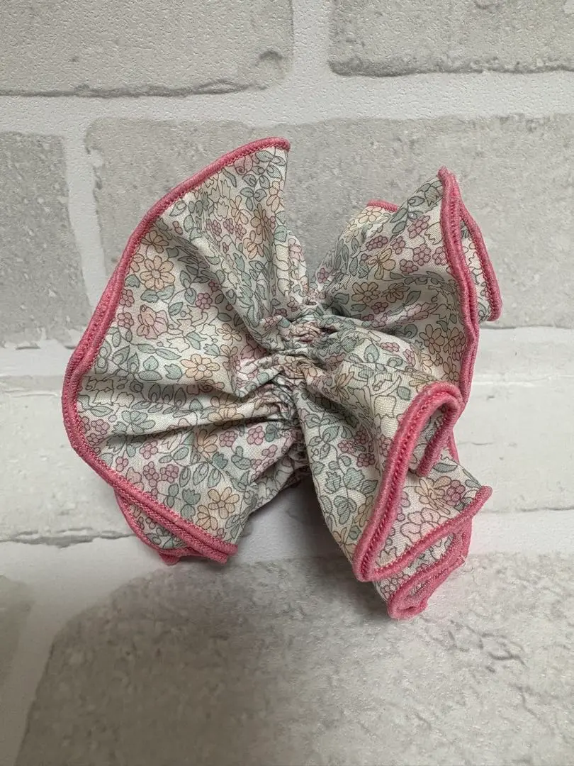 Thumbnail of [Defective] Liberty♡ Handmade Scrunchie Emilia's Flowers Mio Pink