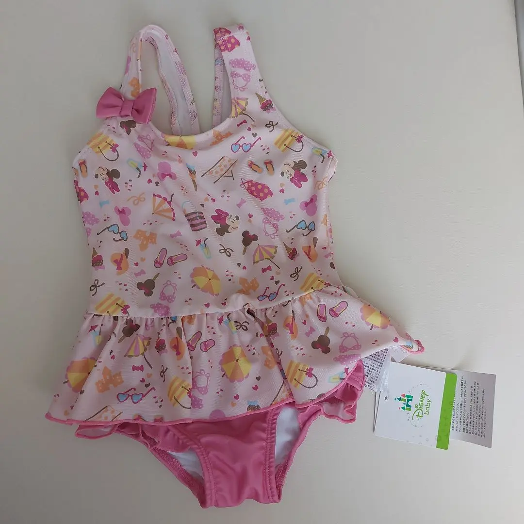 Thumbnail of Disney Girls' Swimsuit 90cm Pink