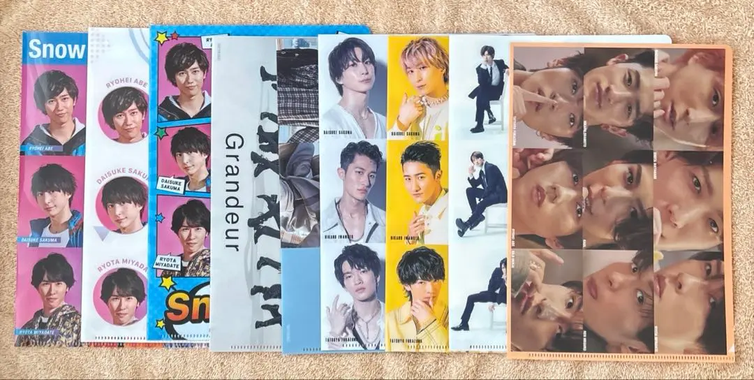Thumbnail of Snow Man A5 Clear File Set of 9