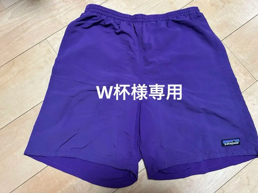 patagonia 紫 パープル バギーズロング XS ７インチ patagonia - ☆タグ付新品正規品・パープルS☆パタゴニア