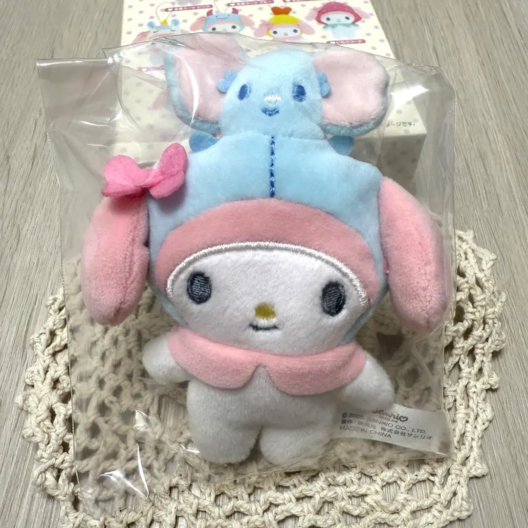 Thumbnail of My Deco Bag Secret Mascot My Melody & Rhythm-kun Hood