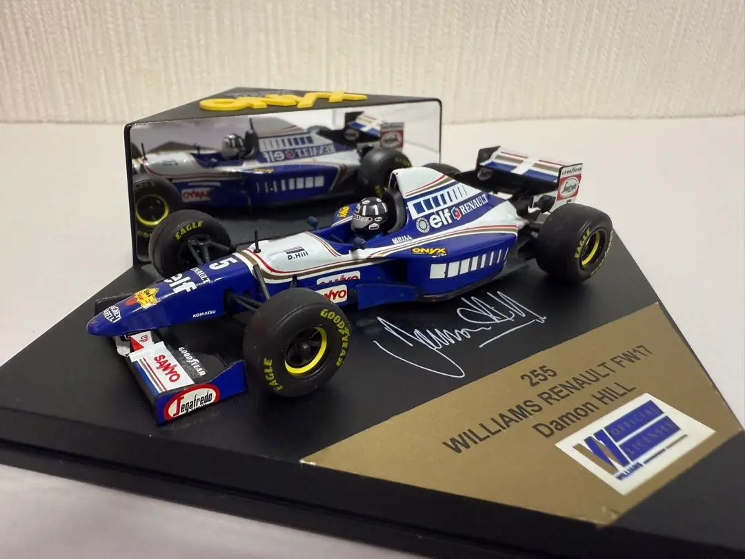 F1ダモン・ヒル 1996 日本グランプリ ミニカーサイン入り〔レア〕 F1ダモン・ヒル 1996 日本グランプリ ミニカーサイン入り〔レア〕