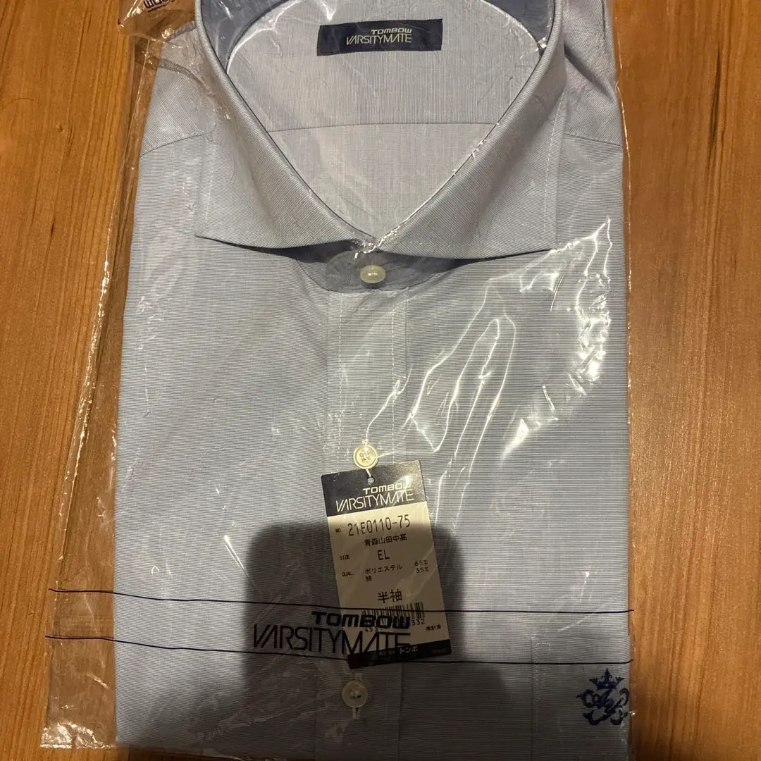 青森山田高中制服 短袖襯衫 淡藍色 學生襯衫 的縮圖