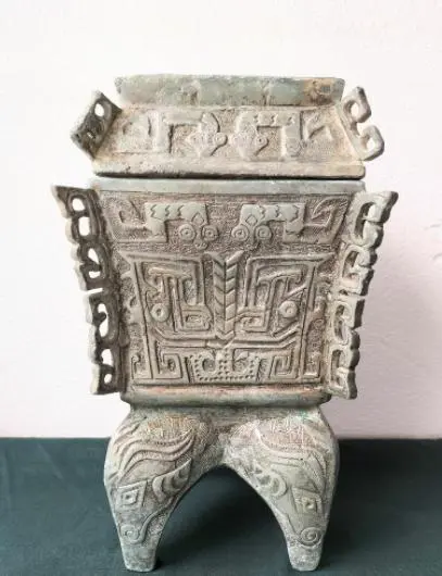 Thumbnail of Metal brazier with ancient sculptural motifs