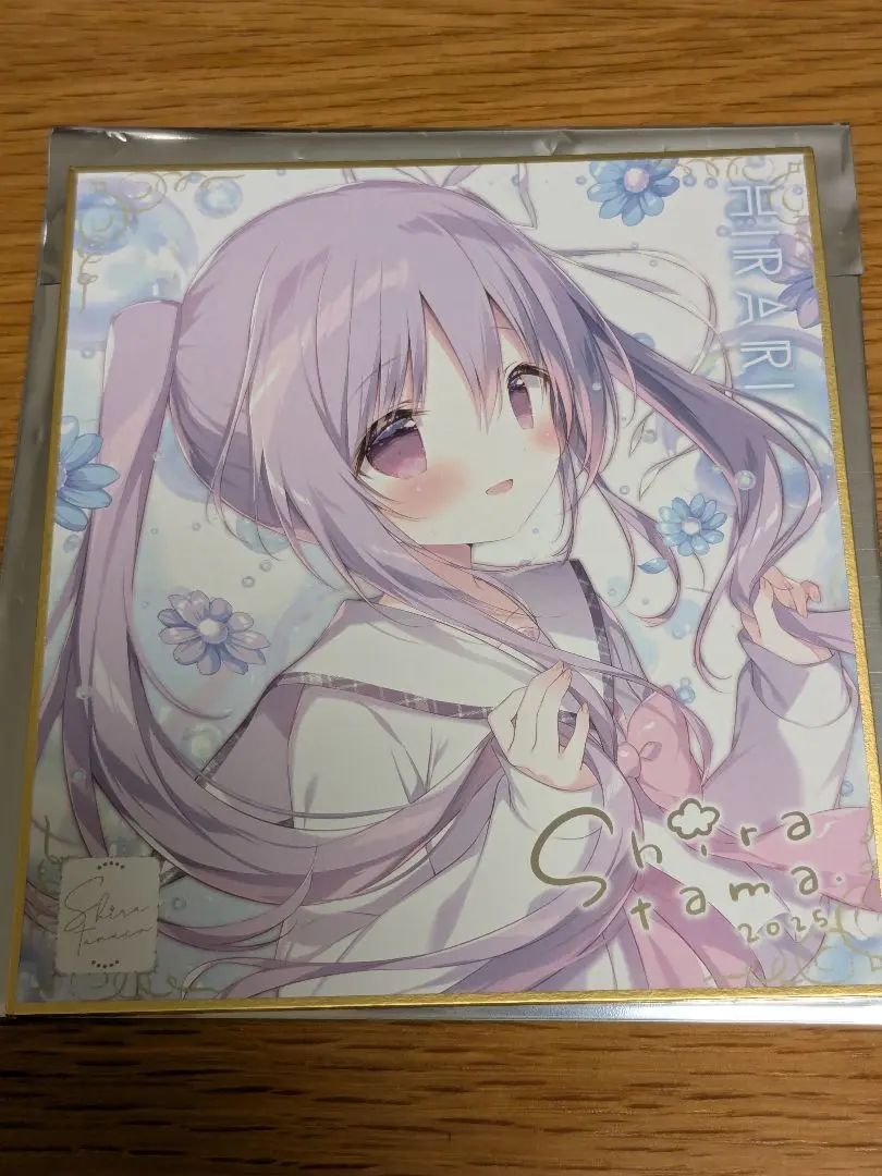 Thumbnail of Shiratama Ko Shiratama c106 Trading Mini Shikishi FANBOX Limited Hirari