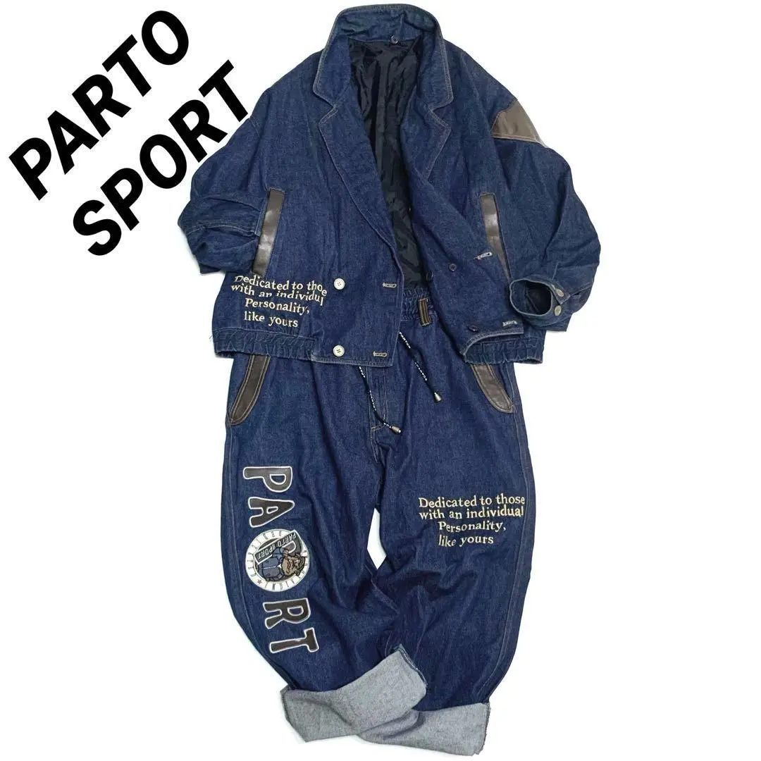 【フードつき！】parto sport アウター　ジャンパー　パルトジーンズ フードつき！】parto sport アウター ジャンパー パルトジーンズ
