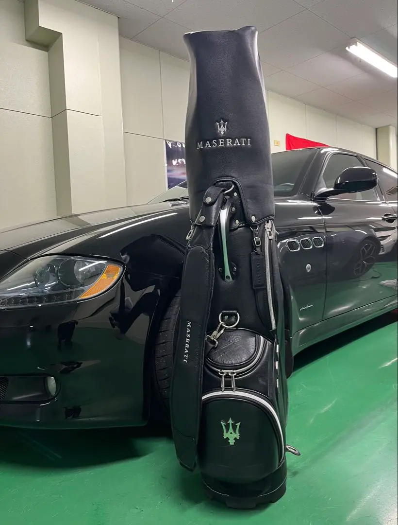 Maserati マセラティ ブラック キャディバッグ　 新品未使用品⭐︎ 2025年最新】Maserati ゴルフバッグ・キャディバッグの人気アイテム