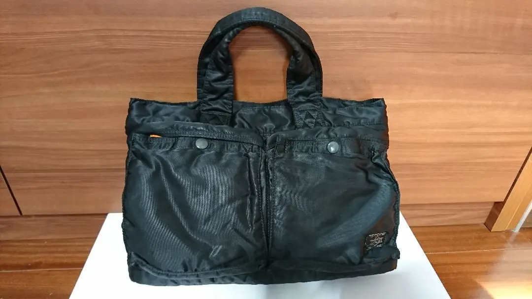 ☆PORTERxTMTコラボ/ キャンバスとエナメルトート/使用少美品/最終値下 未使用品】PORTERxTMTコラボ/ キャンバス+エナメルトートバッグ