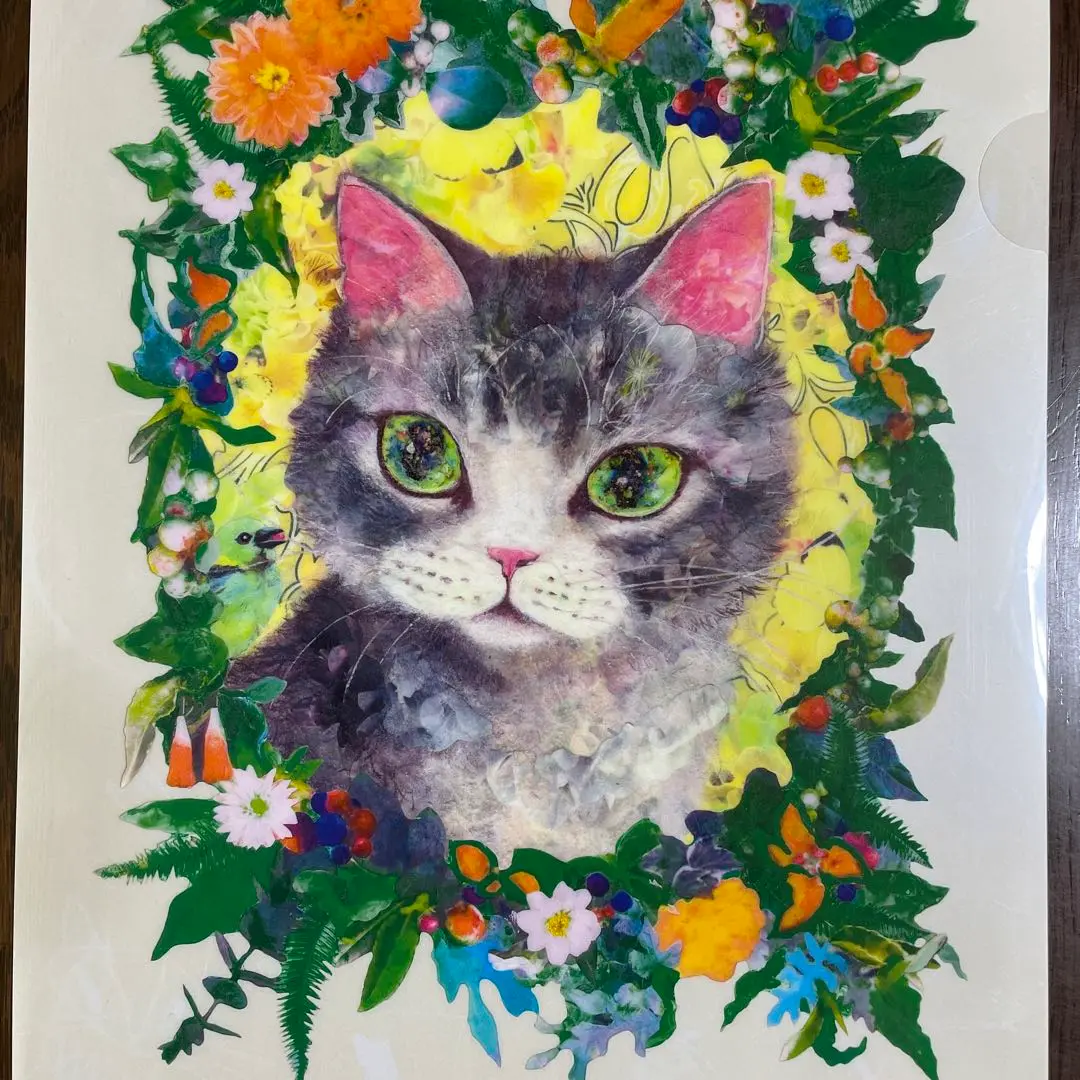 画家・福嶋吾然有さん作　原画　チャトラ　猫　ねこ 画家・福嶋吾然有さん作 原画 チャトラ 猫 ねこ - メルカリ