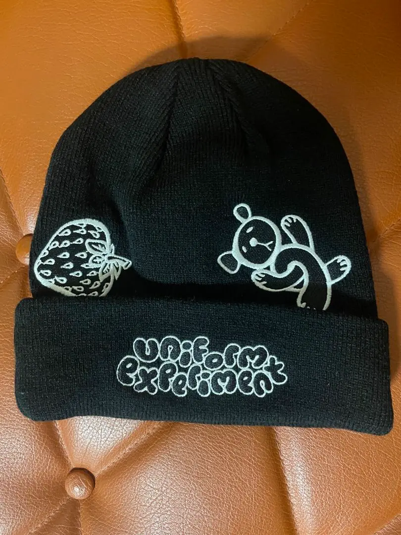 uniform experiment UEN ニットビーニー OVAL CUFF BEANIE（ニットキャップ/ビーニー）｜uniform