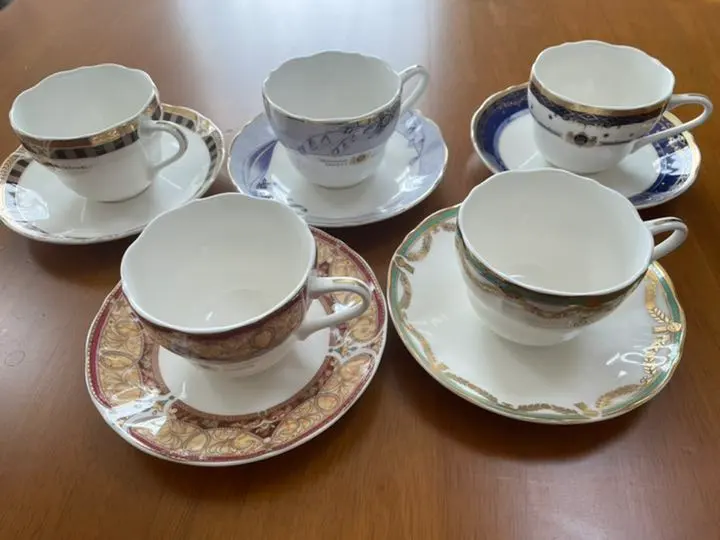 Thumbnail of Orient Express Cup & Saucer Set of 5