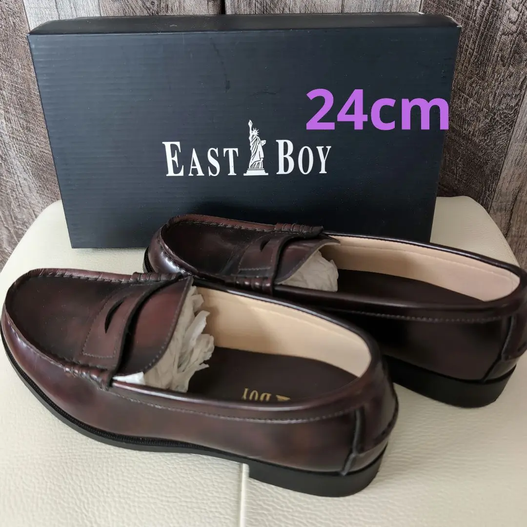 【美品】EAST BOY ブラウン ローファー 23.5 ローファー イーストボーイ 23.5 ブラウン EASTBOY - メルカリ
