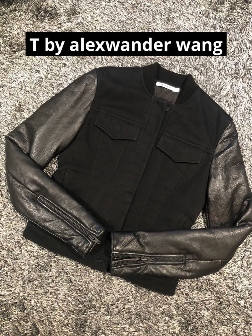 Thumbnail of [Excellent Condition] T by Alexander Wang Leather Jacket Y2K Archive