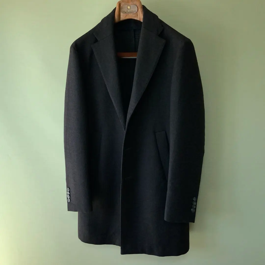 新品未使用/ISAIA/チェスターコート/サイズ46 ISAIA - 新品同様 定価46万 イザイア コロラド モヘア混ウール