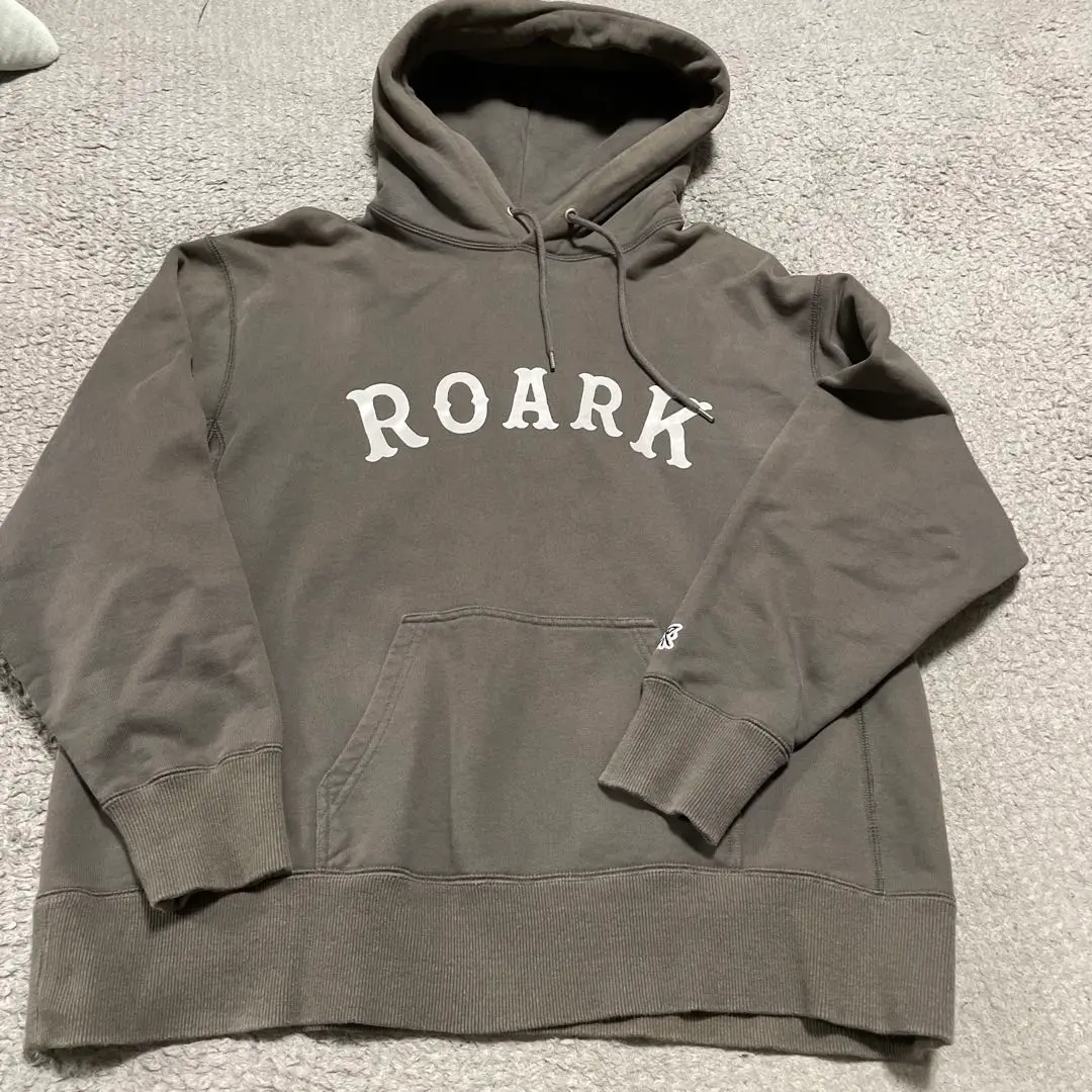 ROARK グレー フード付きパーカー サイズM ROARK グレー フード付きパーカー サイズM メンズ