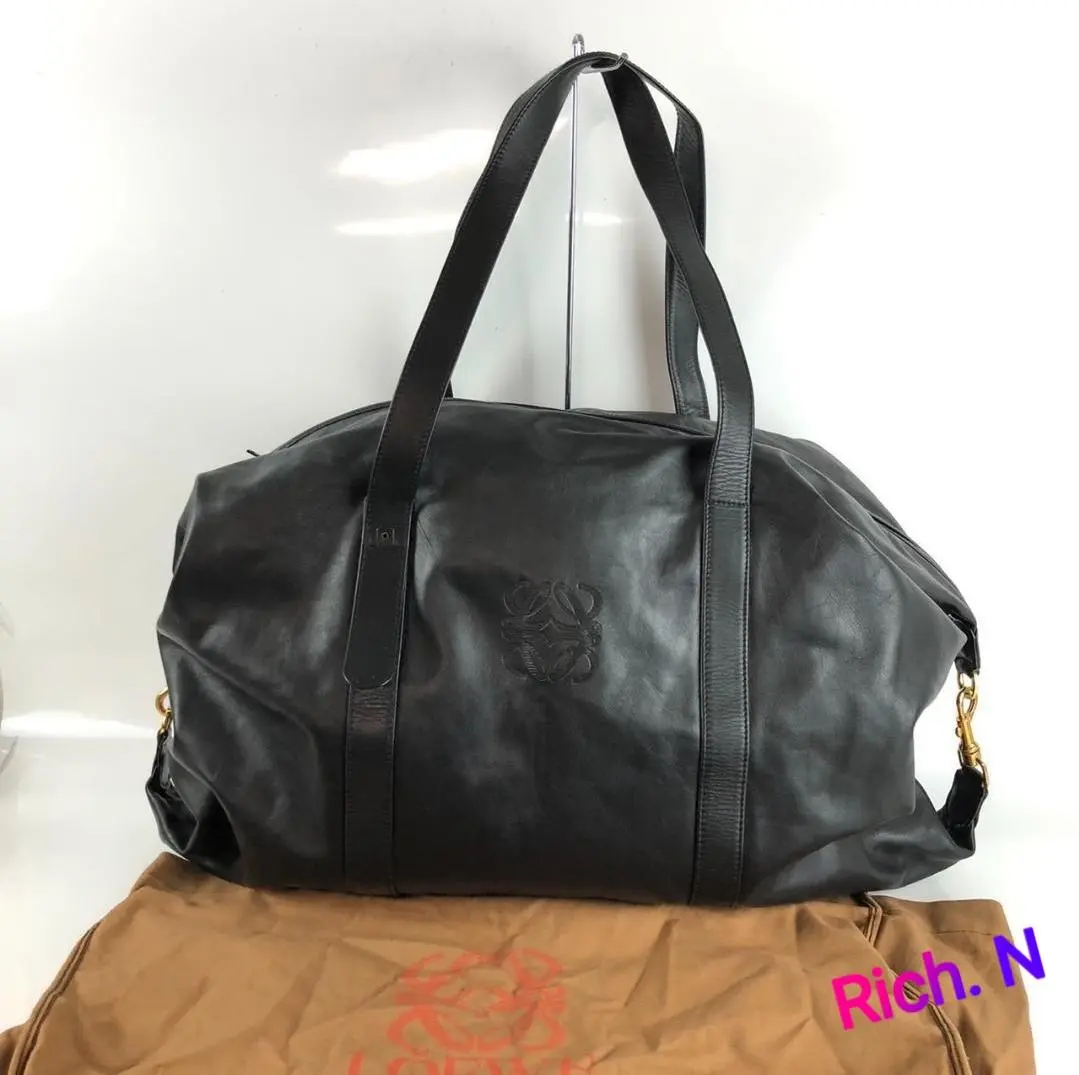LOEWE ボストンバッグ 旅行用　ブラック LOEWE ロエベ ボストンバッグ AMAZONA 44 アマゾナ 352.30.N04