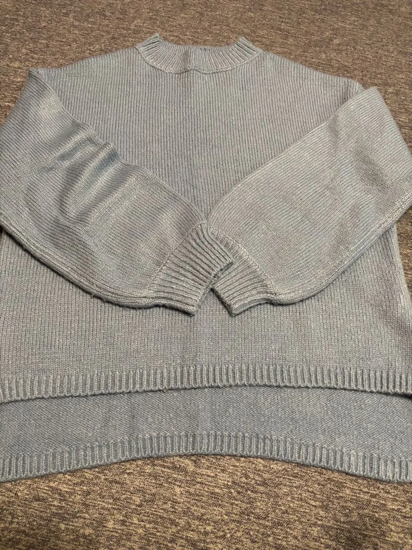 Thumbnail of Ribbed knit long-sleeved sweater