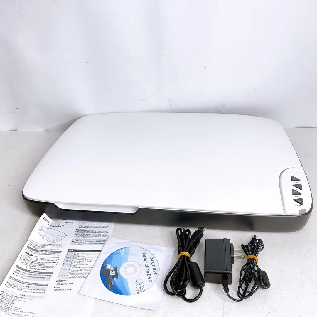 中古】サンワサプライ 400-SCN025 フラットヘッドスキャナ