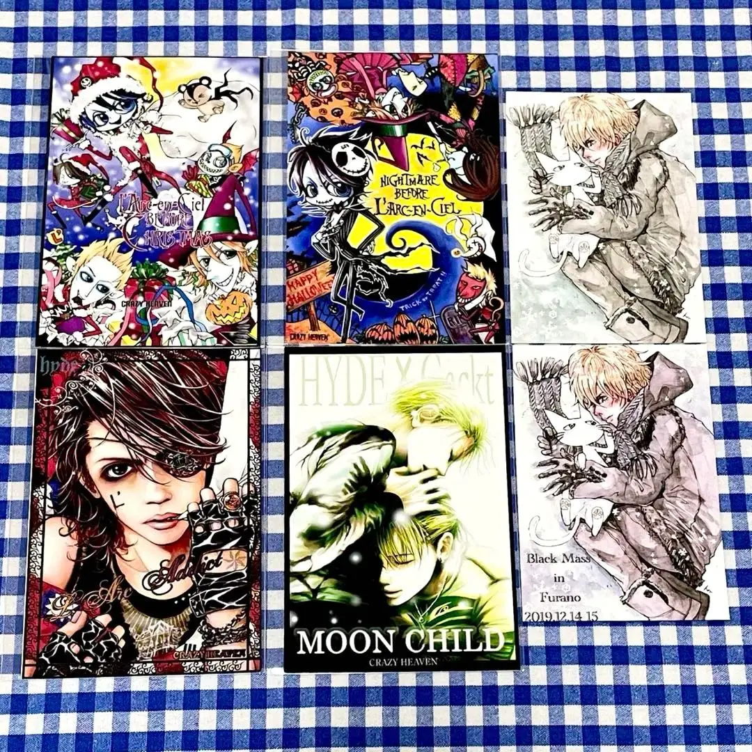 L'Arc～en～Ciel 同人誌 ７冊＋便箋 レア？ ラルク L'Arc～en～Ciel 同人誌 7冊＋便箋 レア？ ラルク