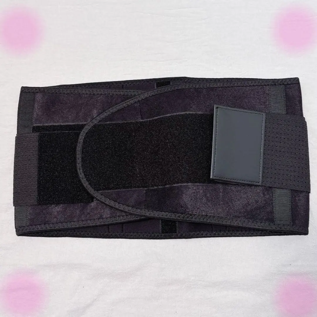 Thumbnail of Back Support Belt L Unisex Black Lumbar Decompression Girdle Waist Trainer