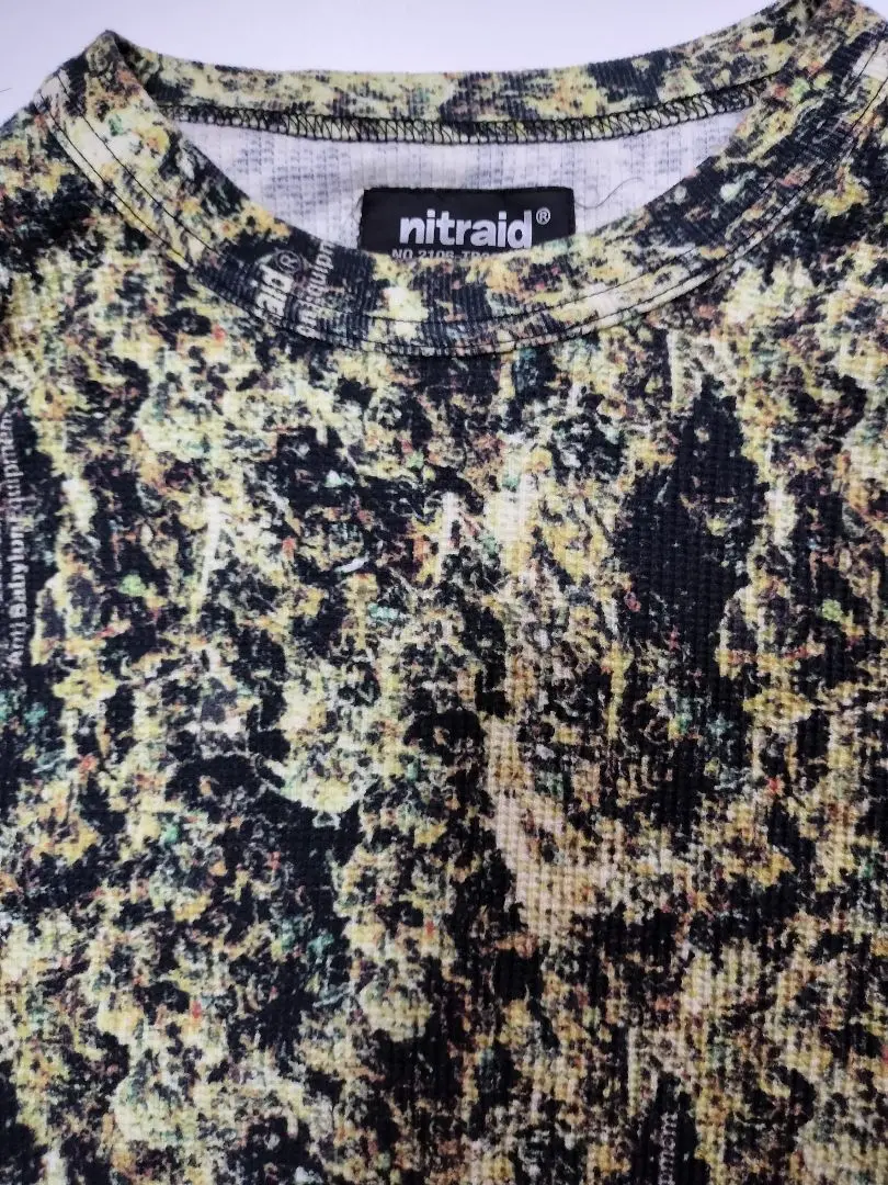 nitraid ナイトレイド リアルストーンカモフラージュ サーマルカットソー nitraid ナイトレイド リアルストーンカモフラージュ サーマル
