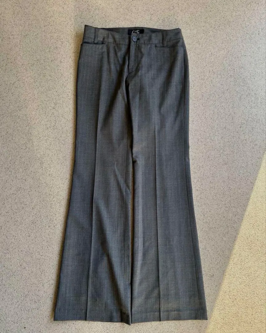 Thumbnail of Pin-stripe, full-length, flared slacks