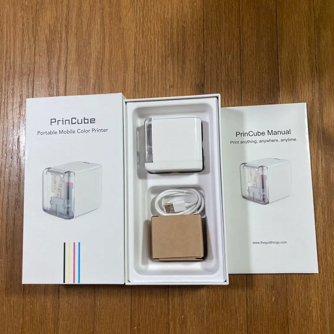美品 PrinCube ハンディプリンター プリンキューブ【正規品】 ハンディプリンター プリンター カラー