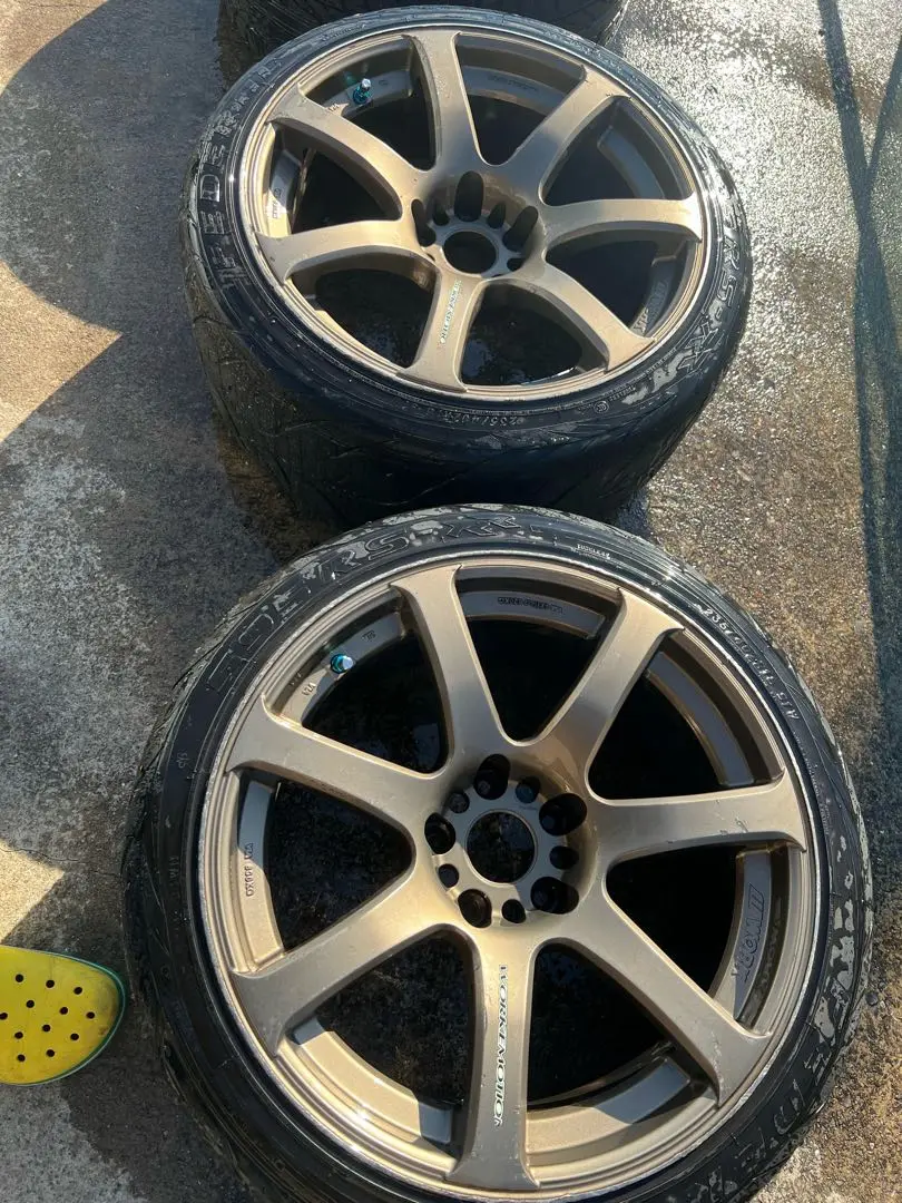 18インチ9.5J+12？タイヤ溝あり225/40R18 茨城持ち込み交換歓迎店 18インチ マツダ RX-8 持ち込み