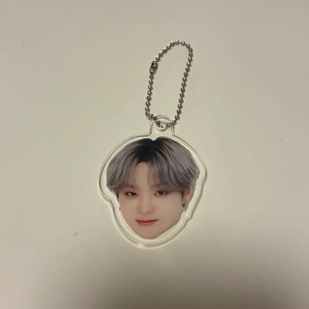 Thumbnail of TREASURE Jihoon Capsule Toy Face Acrylic Keychain