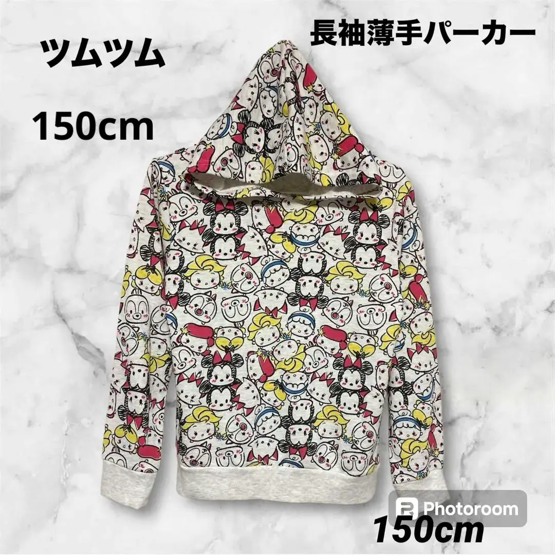 ディズニー　ツムツム　パーカー ディズニー ツムツム ゆったりシルエット パーカー - メルカリ