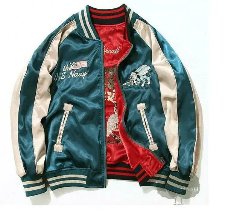 【芋焼酎さん専用】スカジャン リバーシブル 鶴 蜂 Sサイズ 楽天市場】【XL、2XLサイズ入荷】リバーシブル スカジャン
