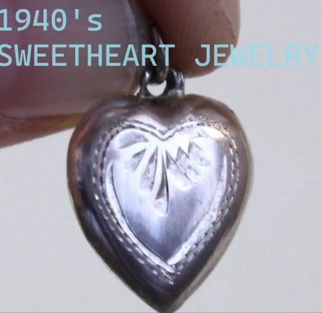 40s　スウィートハートジュエリー　WW2　スターリング　SWEETHEART 40s スウィートハートジュエリー WW2 スターリング SWEETHEART