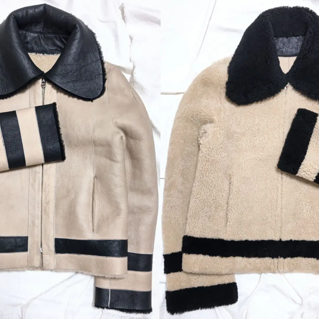 極美品 フィロソフィディロレンツォセラフィニウール スタジャン