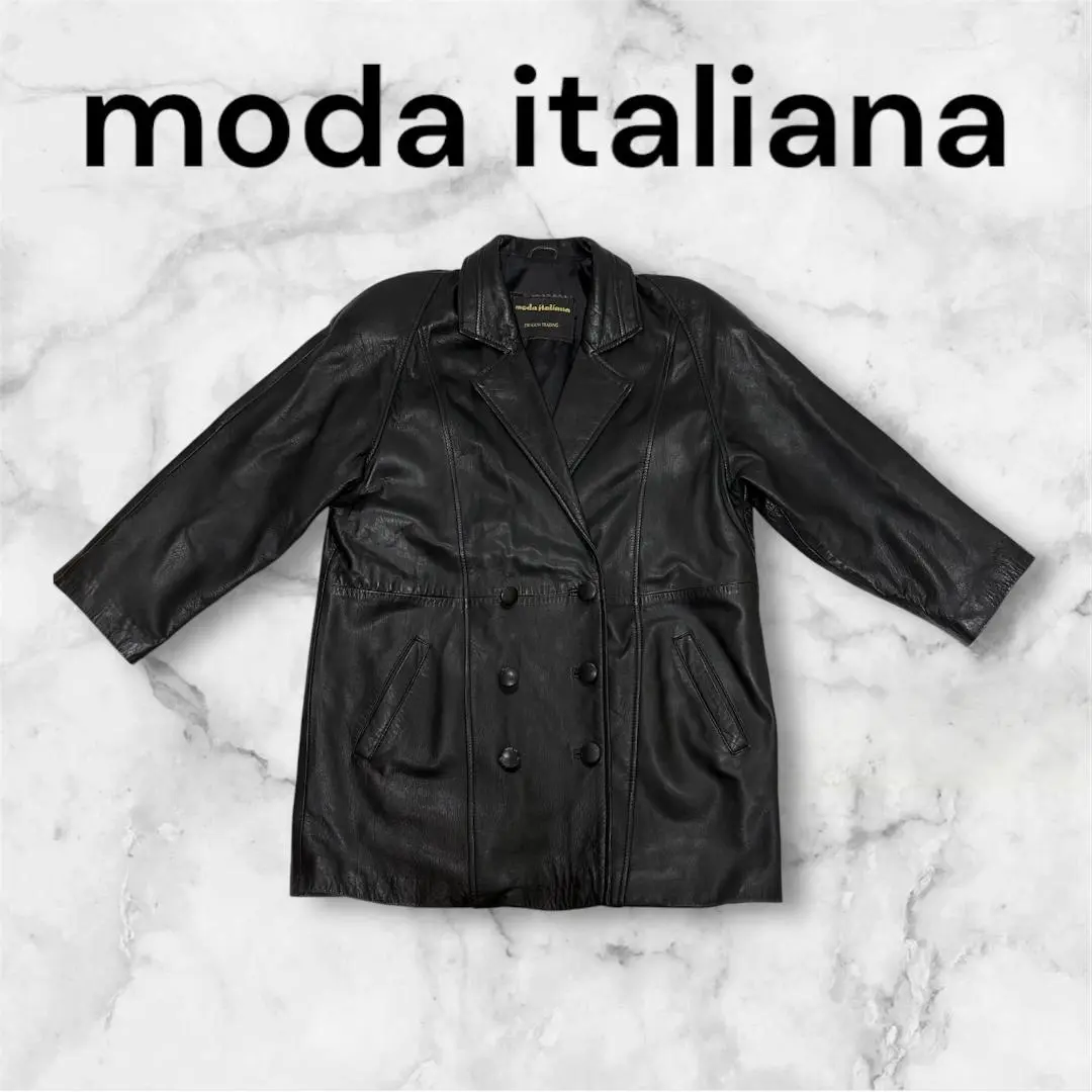 moda italiana モダイタリアーナ レザージャケット Lサイズ