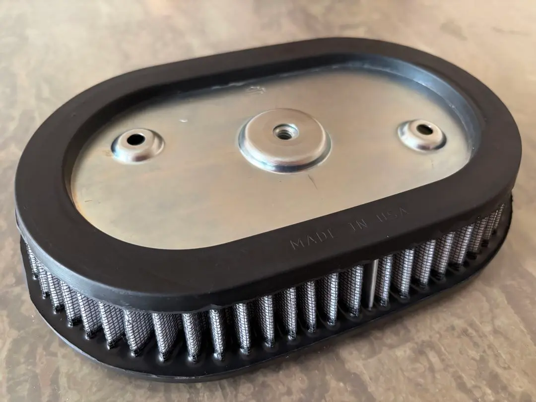 ハーレー　FXLRS 114ci エアクリーナー ブラック Thunderbike オーバル・エアクリーナーキット ブラック