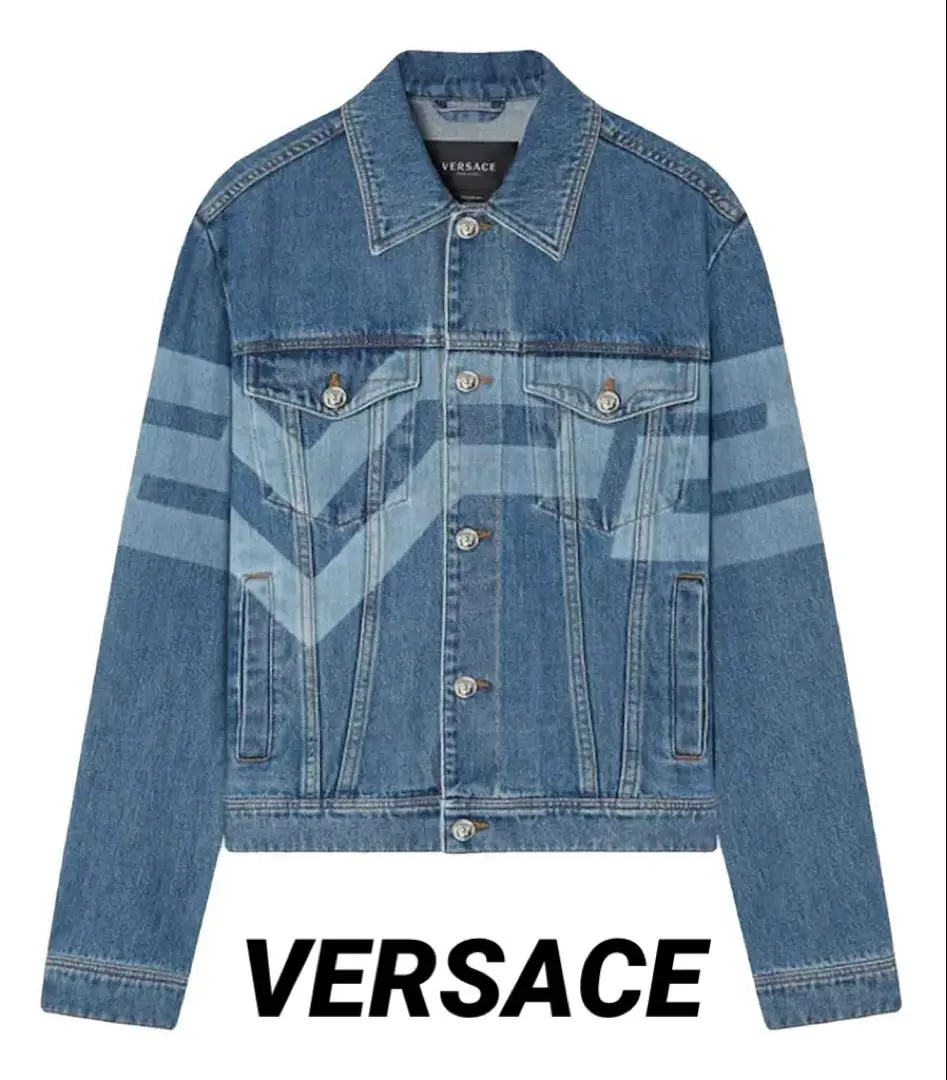 VERSACE　デニムジャケット デニム ジャケット ブルー | VERSACE JP