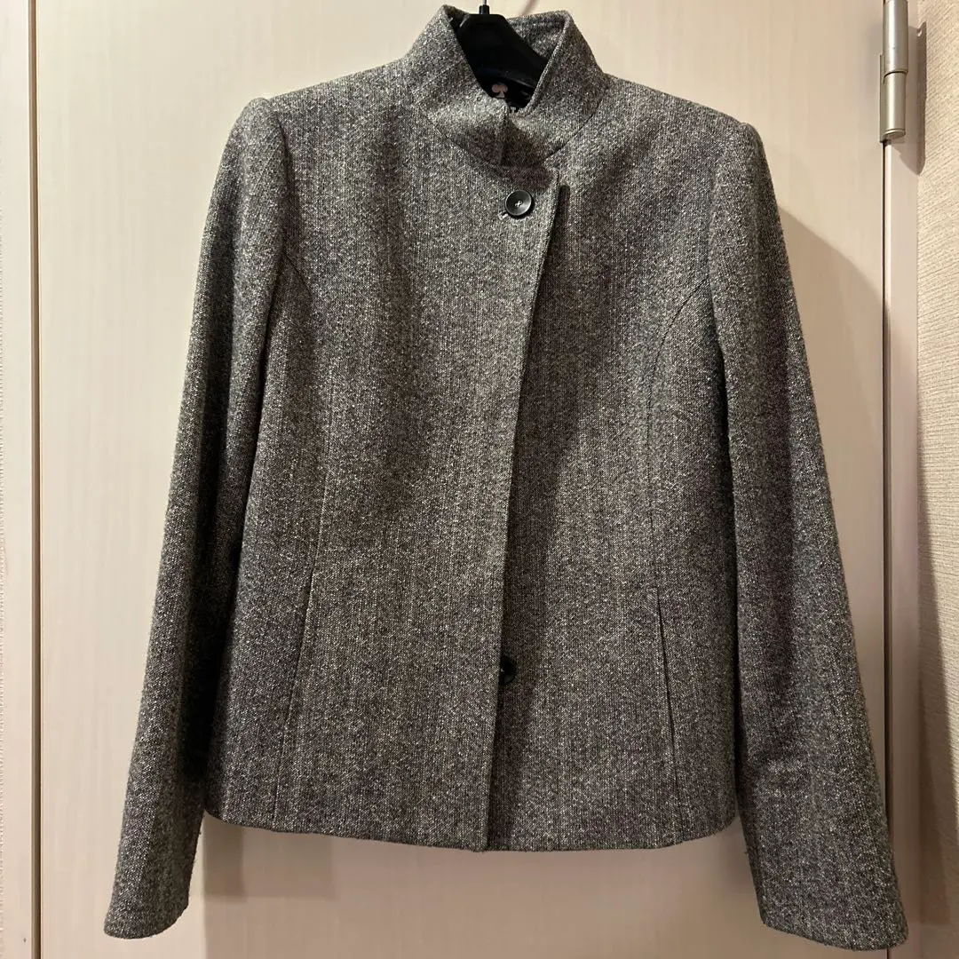 Thumbnail of SONIA RYKIEL Gray Tailored Jacket 40 Beautiful Condition, with Belt - Price Reduced