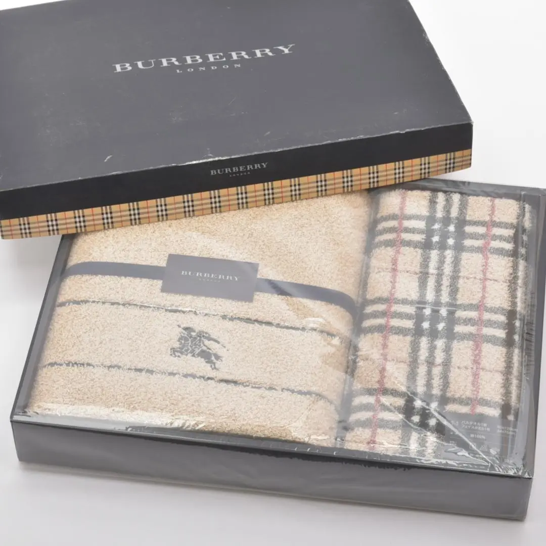全新 Burberrys 浴巾 面巾 套裝 格紋 的縮圖