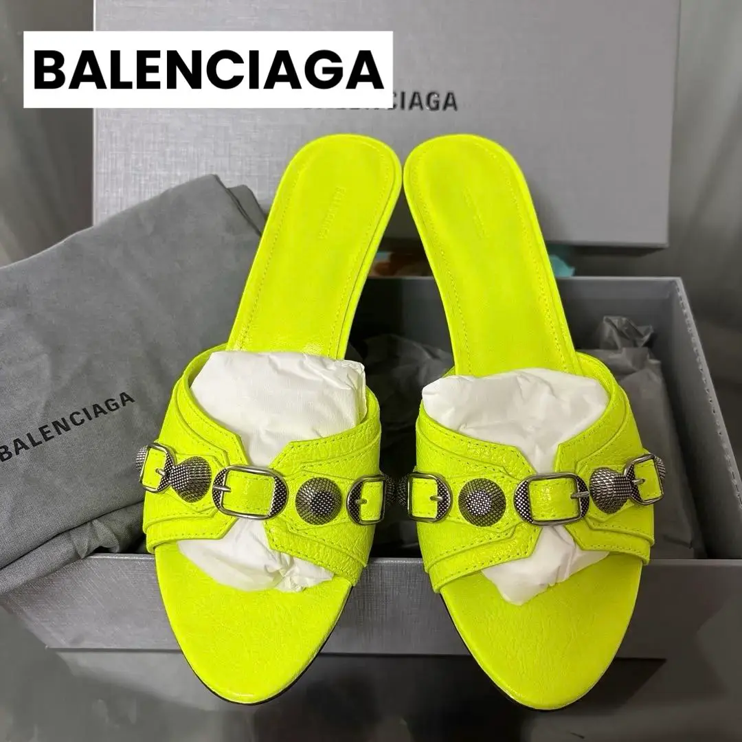 【お値下げ中‼️】バレンシアガ　Balenciaga ポインテッドミュール 2025年最新】BALENCIAGA 割引オプション：通常商品 ミュールの