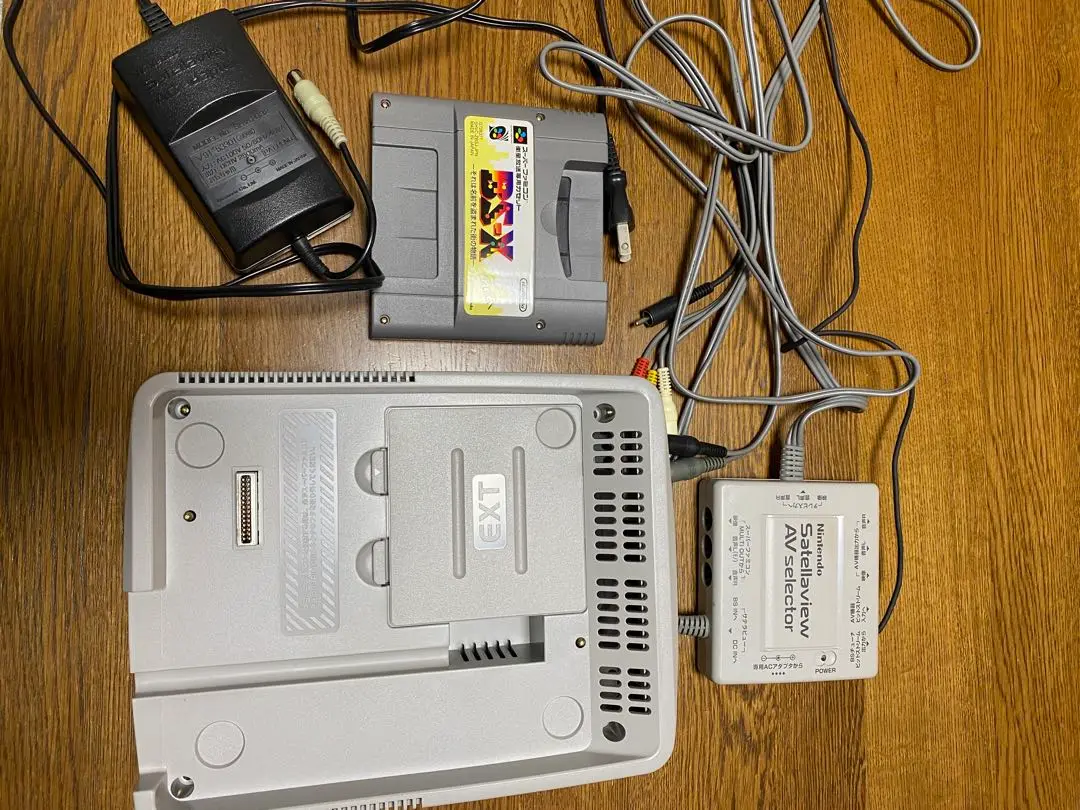 サテラビュー + BS-X+メモリー　スーパーファミコン　周辺機器 スーパーファミコン サテラビュー BS-X 8M メモリーパック