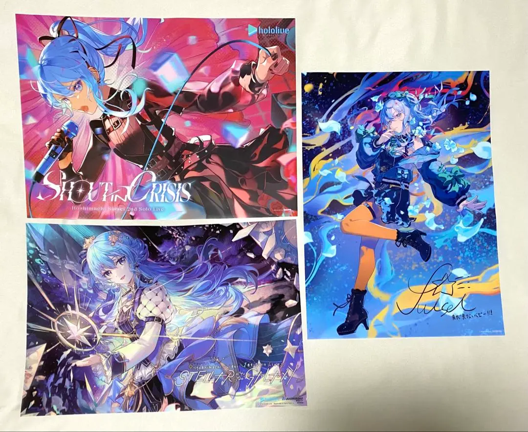 ホロライブ　星街すいせい　クリアポスター（フレーム付き）、CD specter トップブランドのファッション ホロライブ星街すいせいクリア