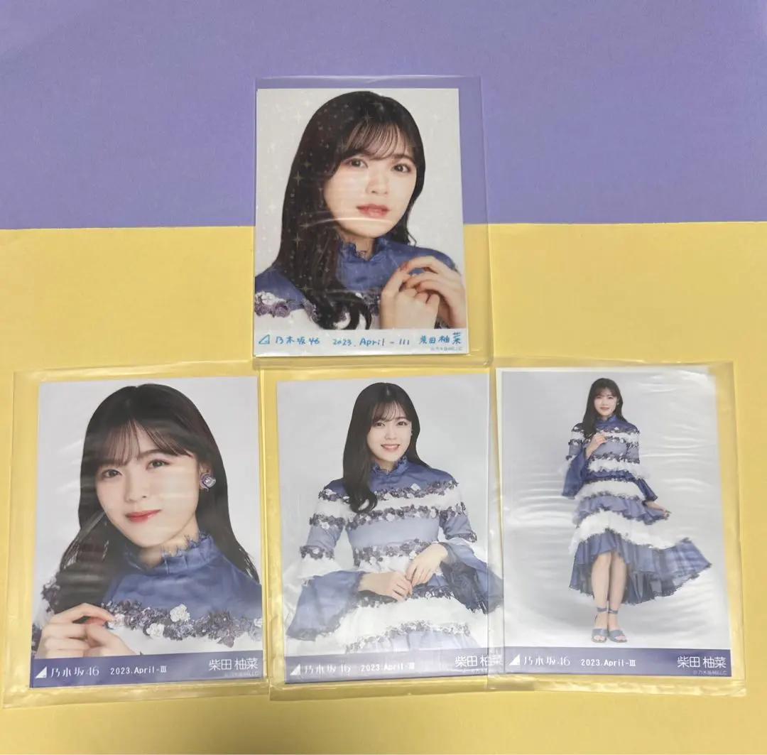 Thumbnail of ⚪︎ Yuna Shibata Nogikore Kouhaku 2022 2023.April-Ⅲ Normal 3 types + R