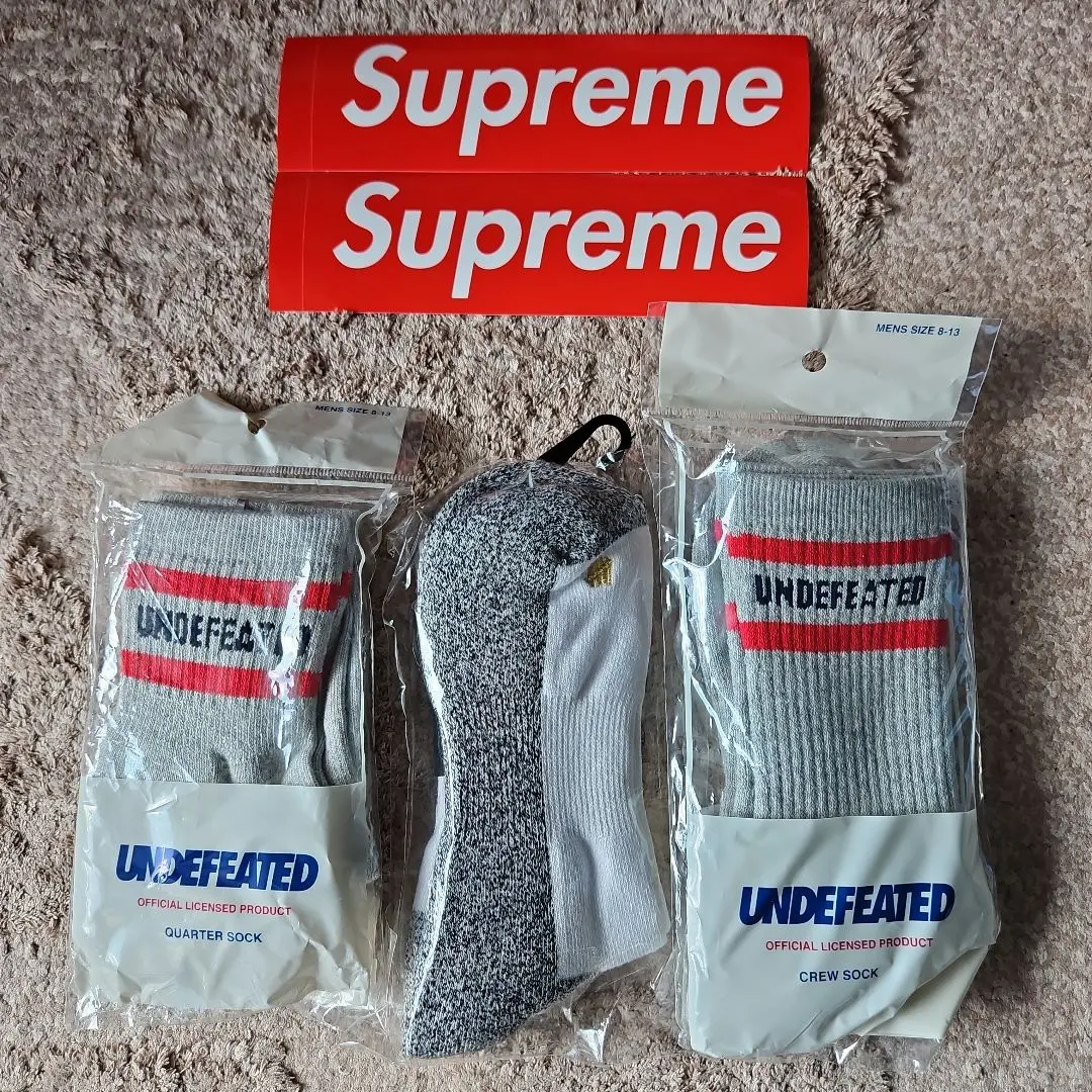 popoki 新品 UNDEFEATED ソックス 6点 2025年最新】UNDEFEATED メンズ ソックスの人気アイテム - メルカリ