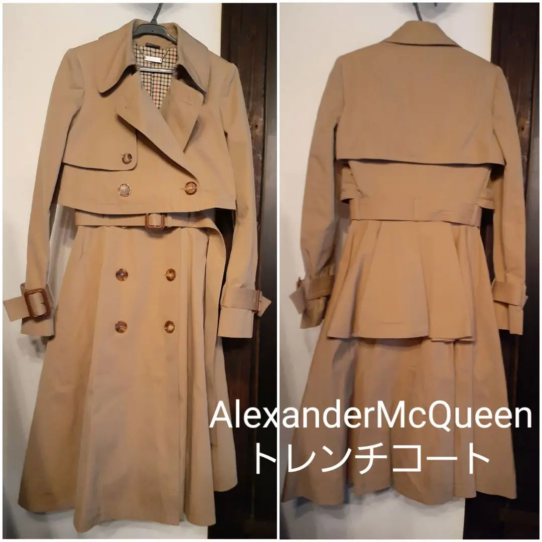 2025年最新】ALEXANDER McQUEEN トレンチコート・スプリング