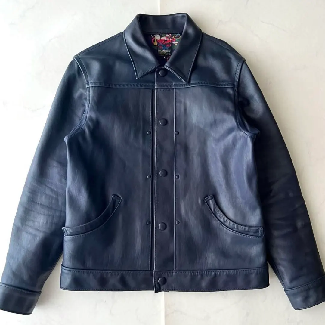 y*屋様 BRUNA BOINNE レザージャケット 中古・古着通販】BRU NA BOINNE (ブルーナボイン) レザー