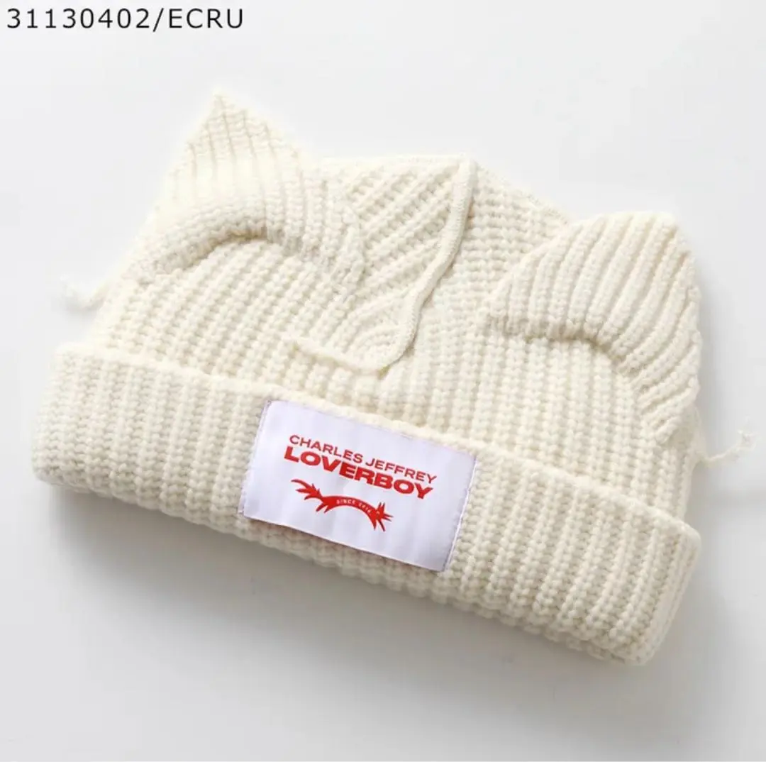 Thumbnail of [With Tag / Authentic] CHARLES JEFFREY LOVERBOY Cat Ear Knit Hat