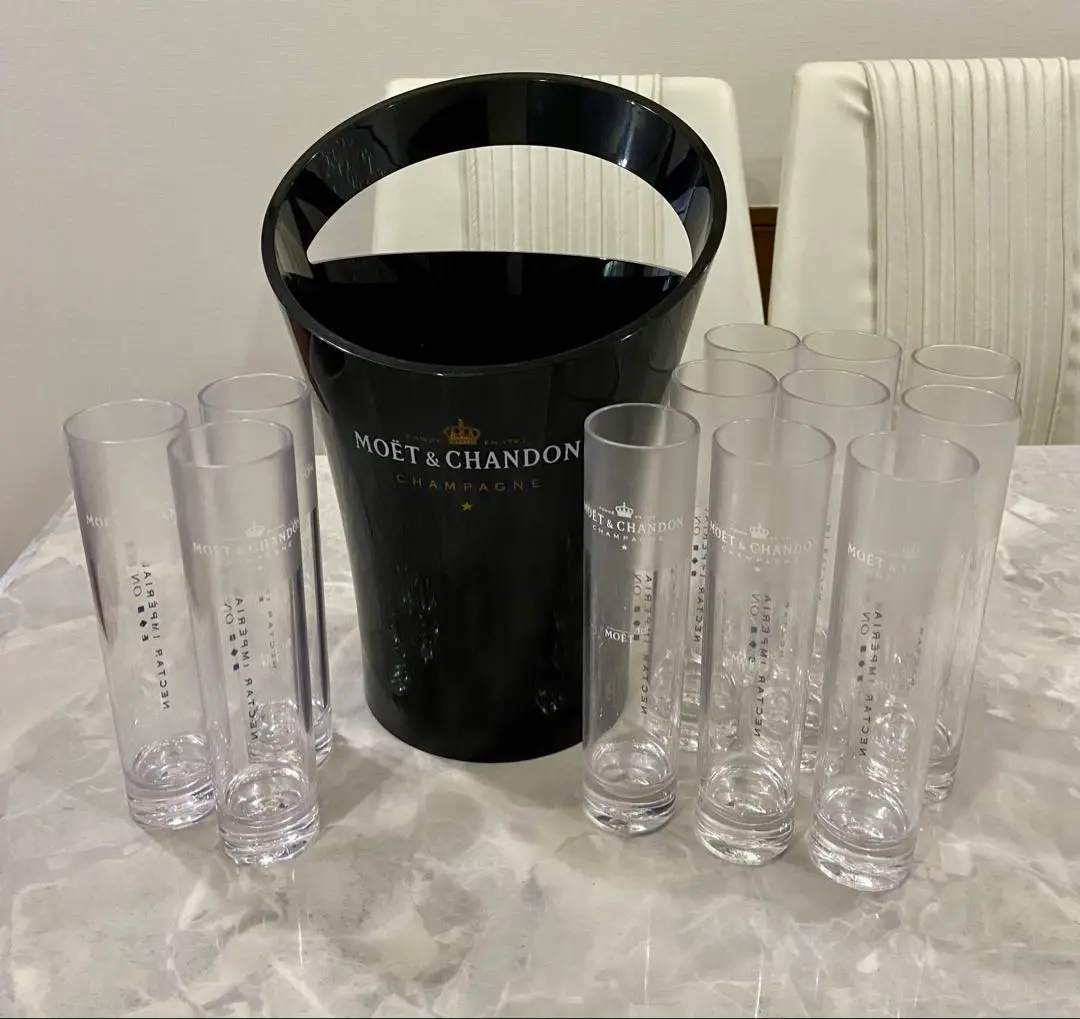 ☆未使用☆ Moët & Chandon シャンパンクーラー　グラス6個セット 2025年最新】モエ シャンドン 非売品の人気アイテム - メルカリ