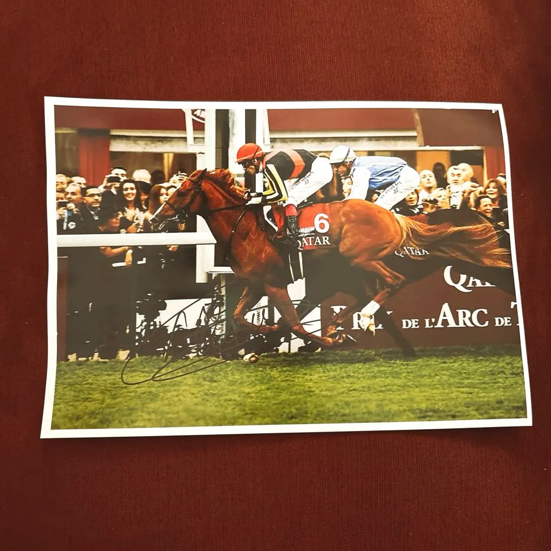 JRA競馬グッズ クリストフ スミヨン騎手 直筆サイン色紙 イベント当選品 本物 JRA競馬グッズ クリストフ スミヨン騎手 直筆サイン色紙